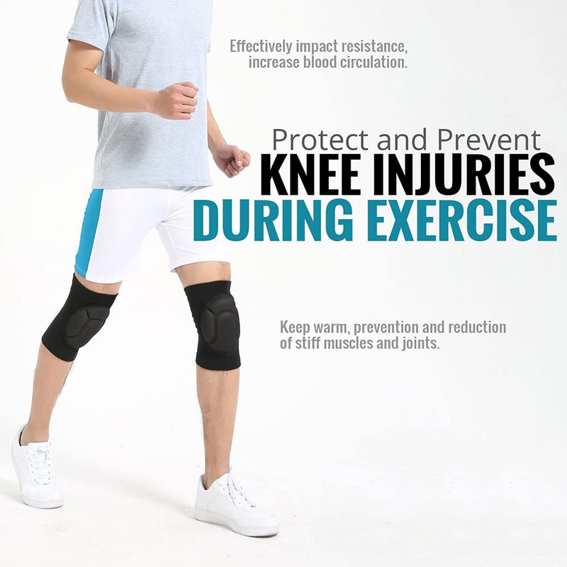 Breathable sport safety knee pads