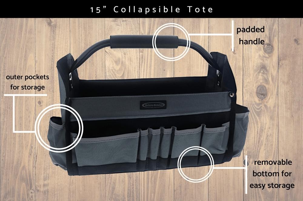 15-inch collapsible tool bag