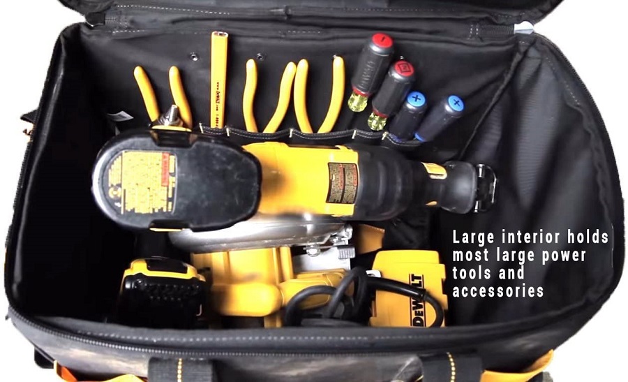 18" Lighted Roller Tool Bag