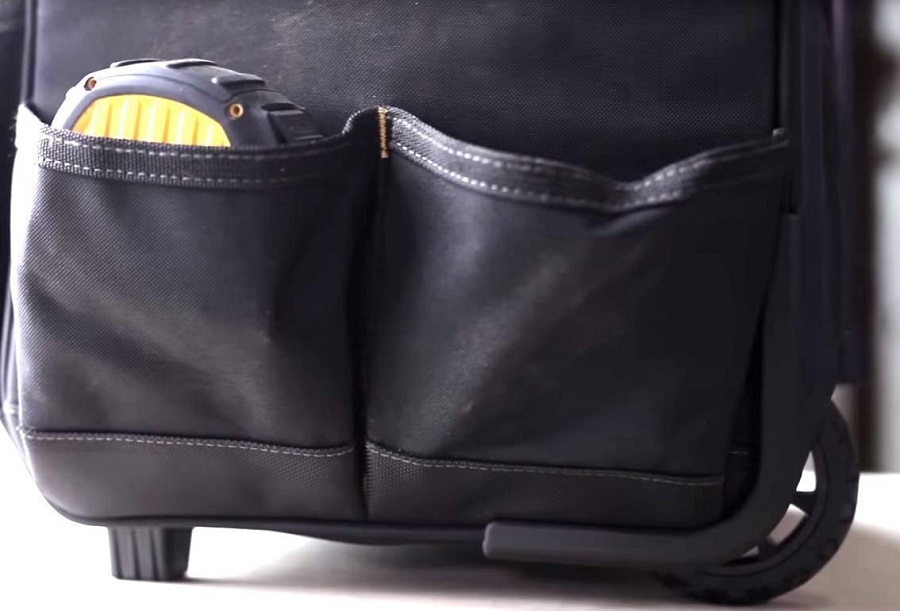 Roller Tool Bag with Built-In LED Light