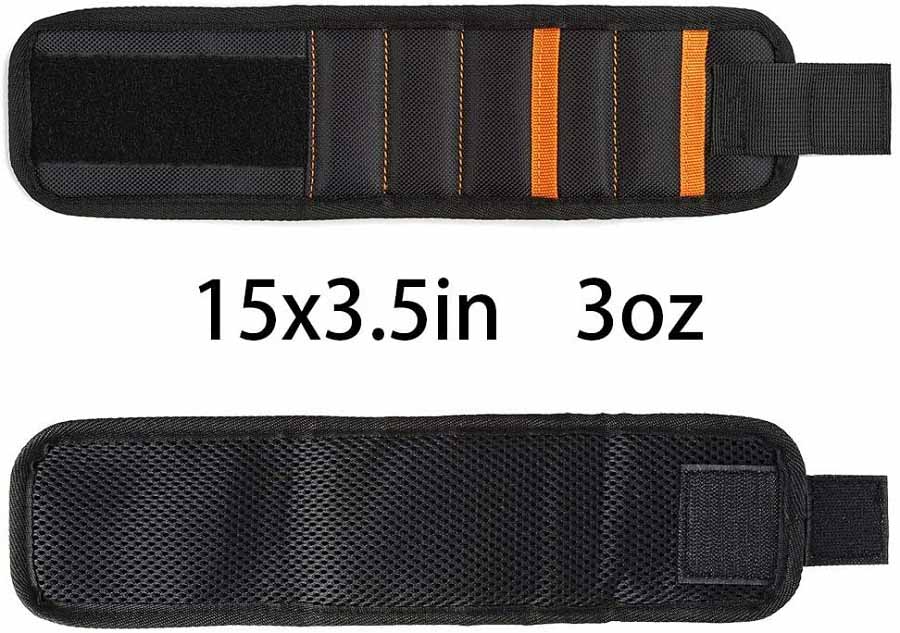 Magnetic Wristband For Holding Tools