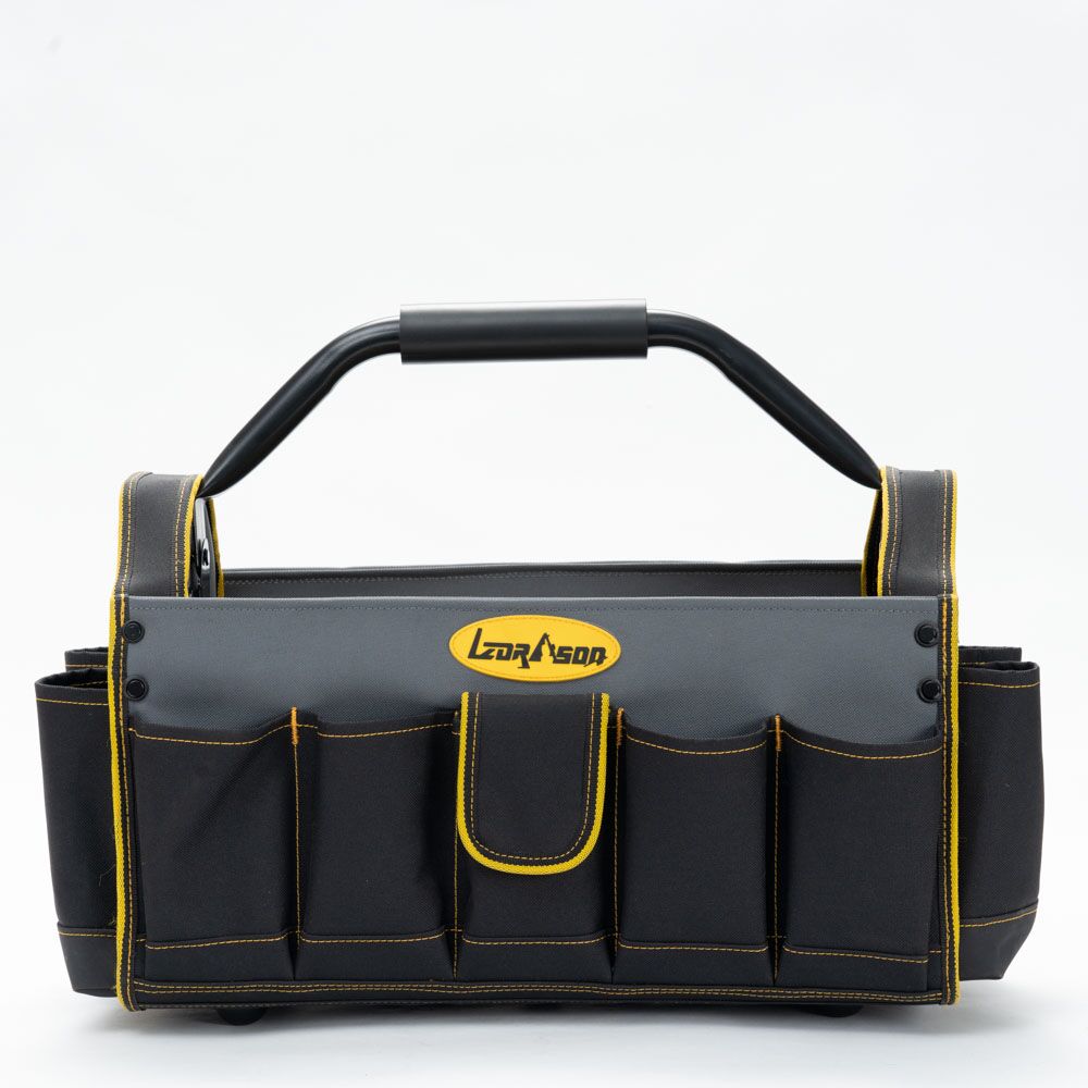 wide mouth tool tote