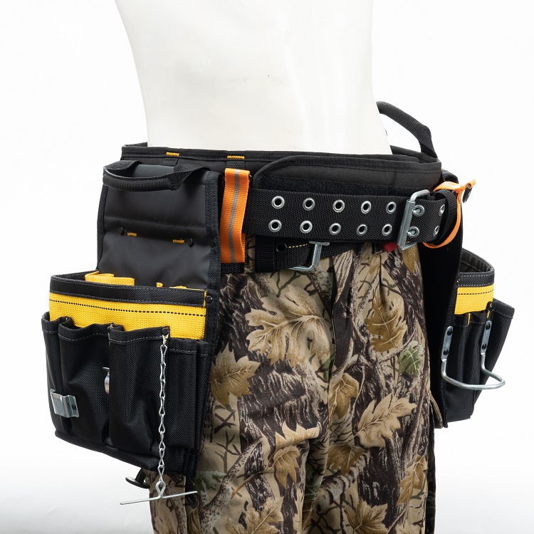 adjustable canvas tool waist bag