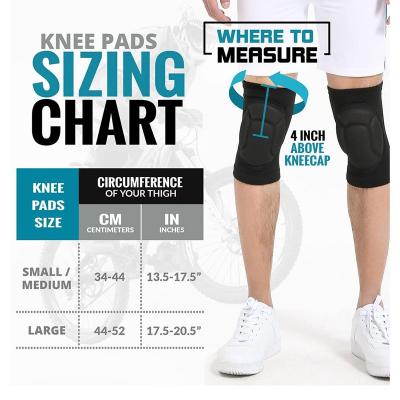 Black Sponge Knee Protective Knee Pads