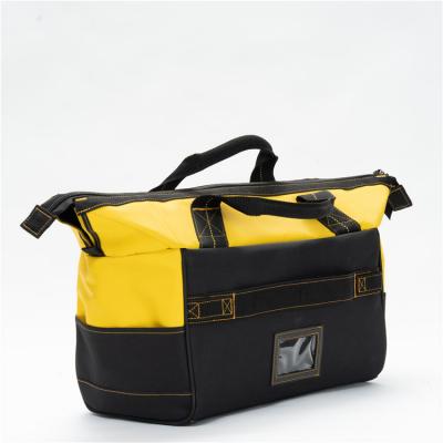 Zipper wide open mouth tool bag