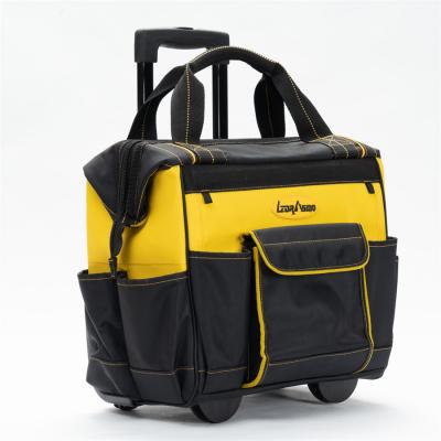 Portable Rolling Tool Bag with Telescoping Handle